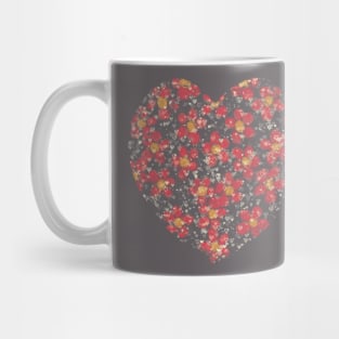 Heartful of Flowers Applique Mug